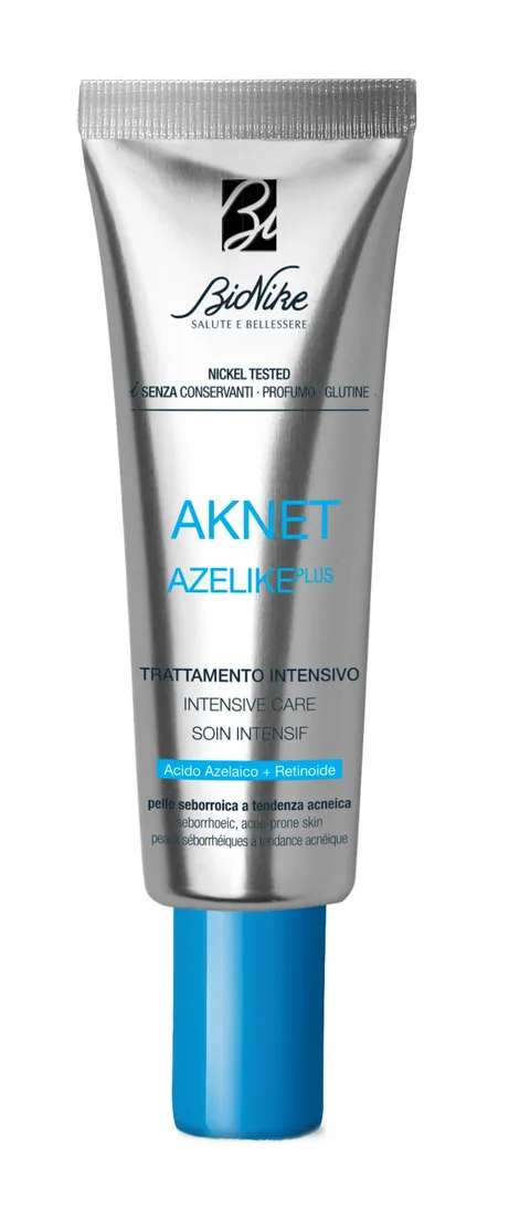 Bionike Aknet Azelike Plus - Trattamento Viso Intensivo con Acido Azelaico per Pelli a