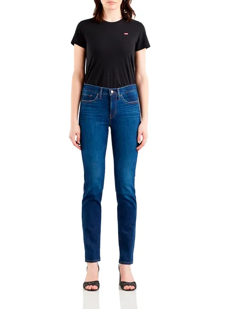 Levi's 314 Shaping Straight, Jeans Donna, Cobalt Honor, 29W / 32L
