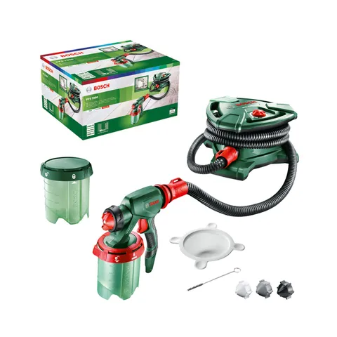 Bosch Home and Garden Pistola a Spruzzo PFS 7000, 1400 W, 2 Contenitori per Colore da