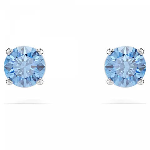 Swarovski Stilla Orecchini a Lobo, Gioielli con Zirconia Blu Swarovski, Pietre