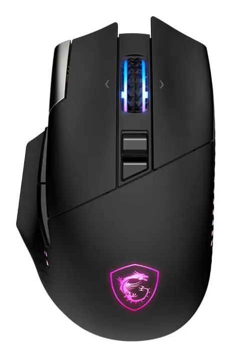 MSI Versa PRO Wireless + Mouse DOCK PRO Mouse Gaming - Dock di ricarica, sensore ottico