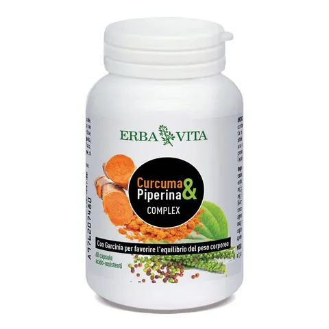 Erba Vita Curcuma e Piperina Complex