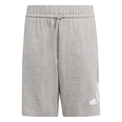 adidas Unisex - Bambini e Ragazzi Essentials Big Logo Shorts, Medium Grey Heather/White