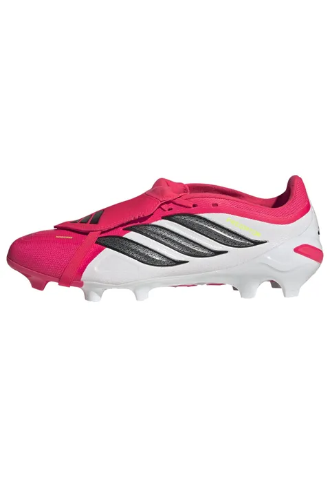 adidas Unisex League Fold-Over Tongue Firm Ground Football Boots, Lucid Red/Core