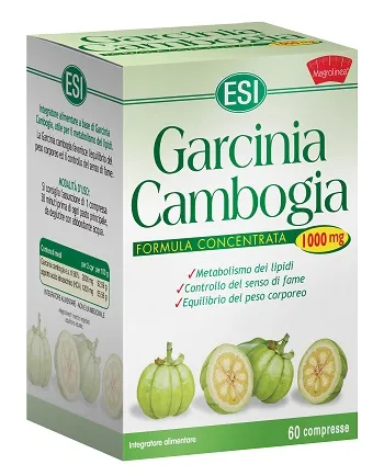 ESI - Garcinia Cambogia Formula Concentrata, Integratore Alimentare con Garcinia e