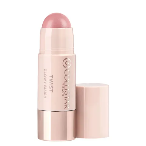 Collistar Twist Glowy Blush Stick Viso Occhi Labbra, Blush in Stick Cremoso 3-in-1 con