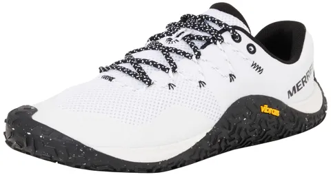 Merrell Trail Glove 7 Men's,White/Black 49 EU