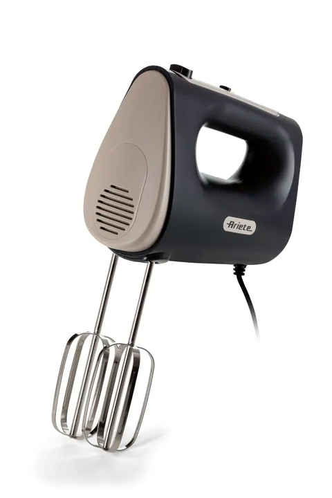 Ariete 1545 Sbattitore Breakfast, 450W, 5 velocità, Funzione turbo, 2 fruste, Dark &