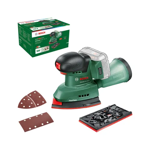 Bosch Home and Garden UniversalSander, Bosch Batteria, Levigatrice Universale 18v-10, No