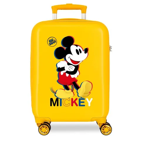 Disney Mickey All Smile Valise Cabine Multicolore 38x55x20 cm Rigide ABS Fermeture à