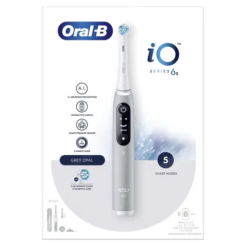 Oral-B iO Series 6S Spazzolino Elettrico Grigio