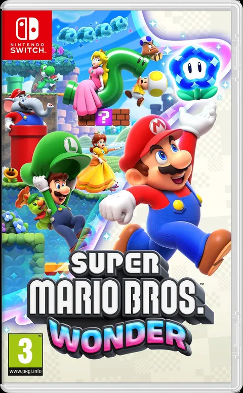 Super Mario BROS. Wonder-Videogioco Nintendo - Ed. Italiana - Versione su scheda