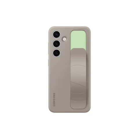 Samsung Standing Grip Case cover con cinturino e funzione cavalletto per Galaxy S24, Taupe