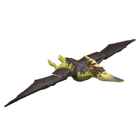 Mattel Jurassic World - Ptenarodon Ruggito Selvaggio, dinosauro snodabile con mandibola
