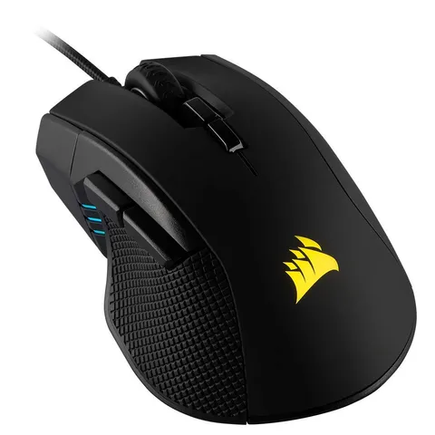 Corsair Ironclaw Rgb Fps/Moba Mouse Gaming Ottico, Cablato, 18000 Dpi, Nero
