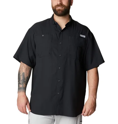 Columbia Tamiami II SS Shirt, Top in tessuto, Tecnologia Omni-Wick, Asciugatura rapida