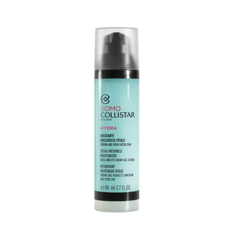 Collistar Hydra Uomo Idratante Freschezza Totale, Crema Viso e Occhi, 80ml