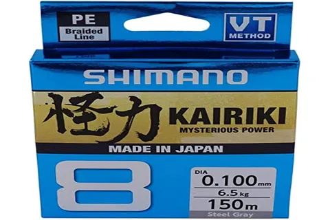 Line Kairiki 8 150m 0.10mm 6.5kg Steel Gray