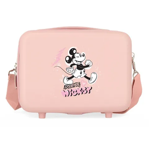 Trousse da toilette adattabile Disney Mickey Friendly Nude 29x21x15 cm ABS rigido 9,14 l