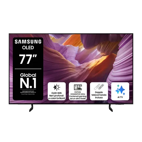 Samsung OLED 4K 77" QE77S85FAEXZT AI Vision Smart TV
