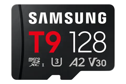 Samsung Scheda di Memoria MicroSD T9, 128 GB, Scheda di Memoria per Uso Professionale
