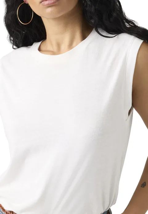 Levi's Maglietta da Donna Boxy, Bianco., XS