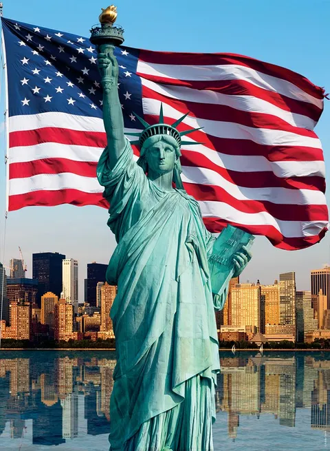 Ravensburger 12000242 - New York - puzzle 2x500 pezzi - puzzle adulti e ragazzi da 12