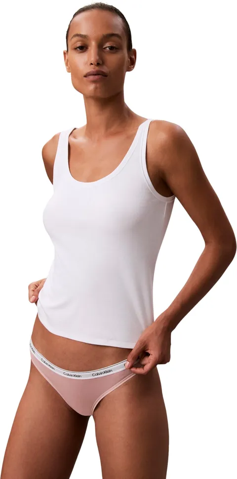 Calvin Klein Donna Perizoma con Fascia con Logo, Rosa (Subdued), XL