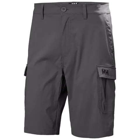 Helly Hansen HH Qd Cargo - Pantaloncini Cargo da Uomo, 28 cm, Ebano, 40