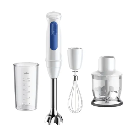 Braun MultiQuick 3 MQ30.202M Minipimer, Frullatore ad Immersione, 2 velocità, Tecnologia
