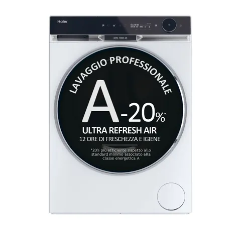 Haier X Serie 9 Lavatrice 10 Kg, Libera Installazione, Carica Frontale, Classe A-30%