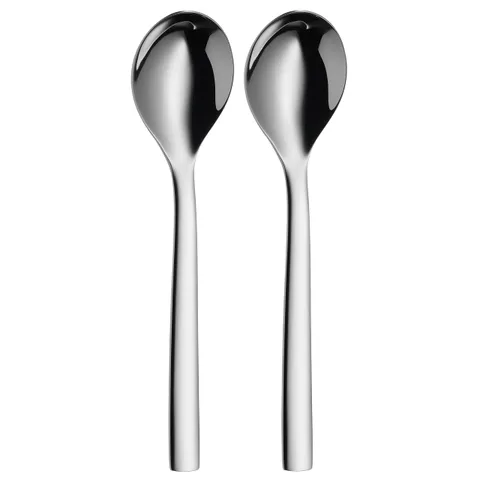WMF Nuova - Set di 2 cucchiai per cereali, 16,5 cm, cucchiaio per yogurt, cucchiaio per