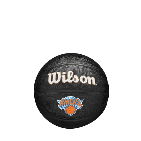 Wilson Mini pallone da basket NBA Team Tribute, Dotato di Canali di Precisione e Presa