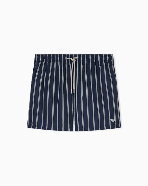 Emporio Armani Boxer Uomo Stripes Blu XXL