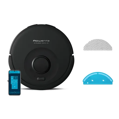 Rowenta X-Plorer Serie 85, Robot Aspirapolvere Potente con Navigazione Intelligente e