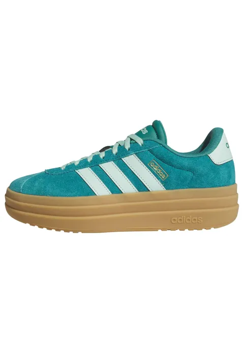 adidas Donna VL Court Bold Shoes, Equipment Green/Clear Mint/Gold Met., 40 EU