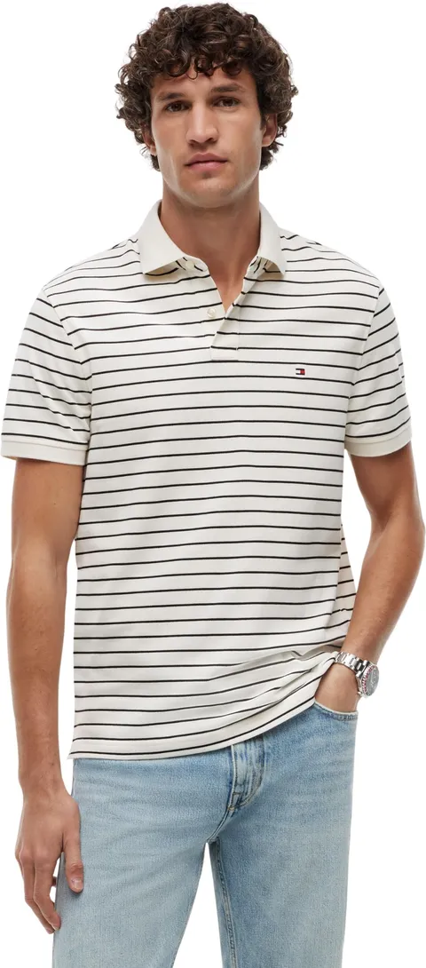 Tommy Hilfiger Polo Regular Uomo 1985 Mw0Mw17770, Bianco, M