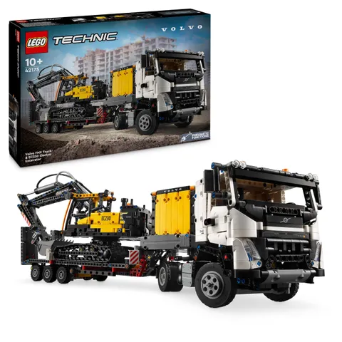 LEGO Technic Volvo FMX Truck & EC230 Electric Excavator Toy for 10 Plus Year Old Boys &