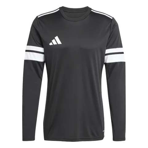 adidas Uomo Squadra25 Jersey Long Sleeve Shirt, Black/White, XS