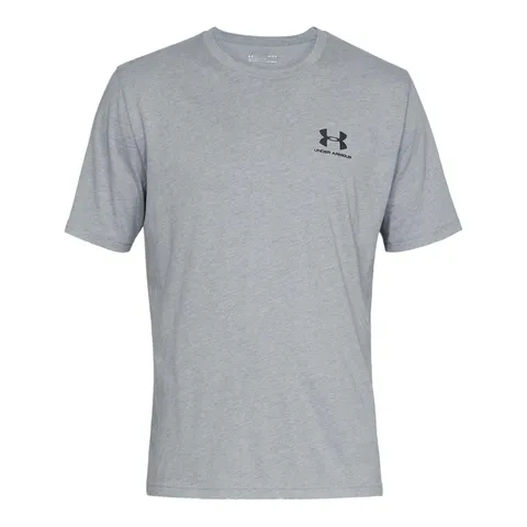 Under Armour UA Sportstyle LC SS Maglietta, Steel Light Heather, S Uomo