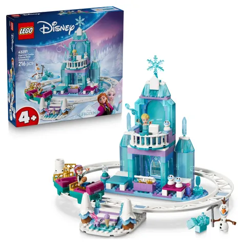 LEGO | Disney Frozen Castello di Ghiaccio di Elsa e Avventura sulla Neve - Giocattolo con