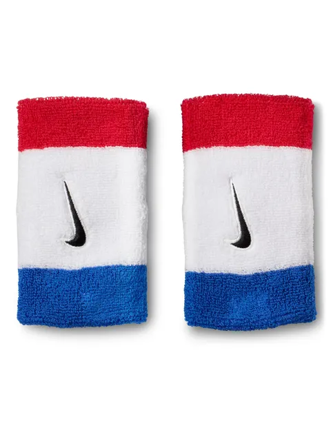Nike Unisex Swoosh Classic Doublewide 2Pk Banda sudatoria Game Royal/University Red/Black