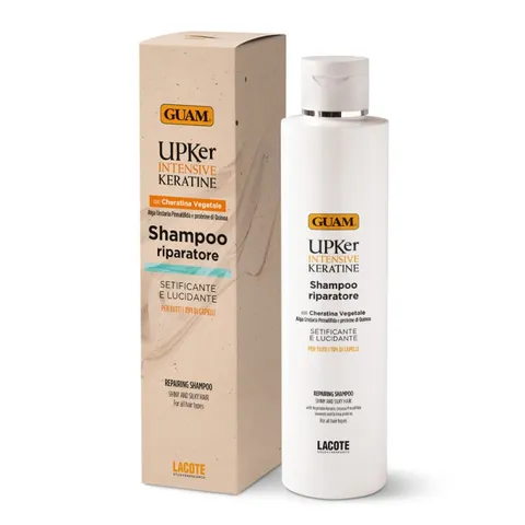 Guam Upker Intensive Keratine Shampoo Riparatore Con Cheratine Vegetale 200 ml