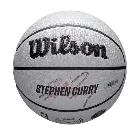 Wilson Pallone da Basket NBA Player Icon UV, Design di Stephen Curry, Con Schermatura Uv