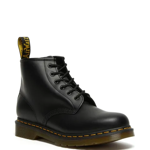 Dr. Martens 101 Smooth Stivaletti con Lacci, Unisex - Adulto, Nero (Black Vintage), 43 EU