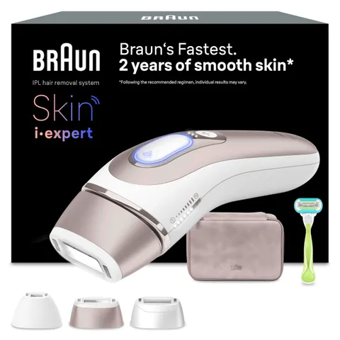 Braun Skin I·Expert Epilatore Luce Pulsata Smart, Epilazione a Casa Tua, Alternativa al
