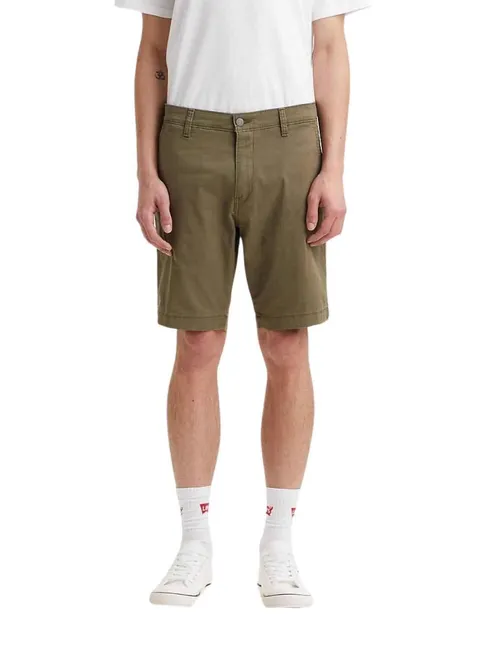 Levi's Xx Chino Taper Shorts Ii, Pantaloncini Uomo, Bunker Olive Ltwt Mstwill, 36W