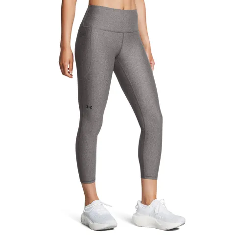 Under Armour Womens HeatGear Armour High Waisted Ankle No-Slip Leggings, (020) Charcoal