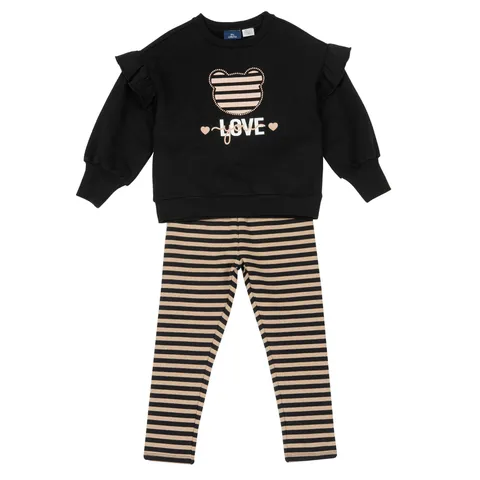 Chicco Completo con Felpa e Leggings Bambine e ragazze in Caldo e Morbido Tessuto Felpato