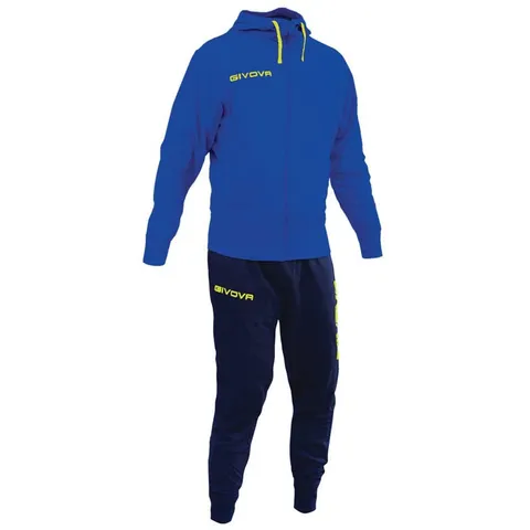Givova TUTA KING Cotone Terry (Poker) Azzurro/BLU Tg. M